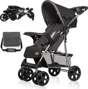 Buggy leggero da 15 kg - 6 mesi a 3 anni - 5 punti cinture di sicurezza - regolazione schienale - posizione laterale - sistema di chiusura rapida e pieghevole