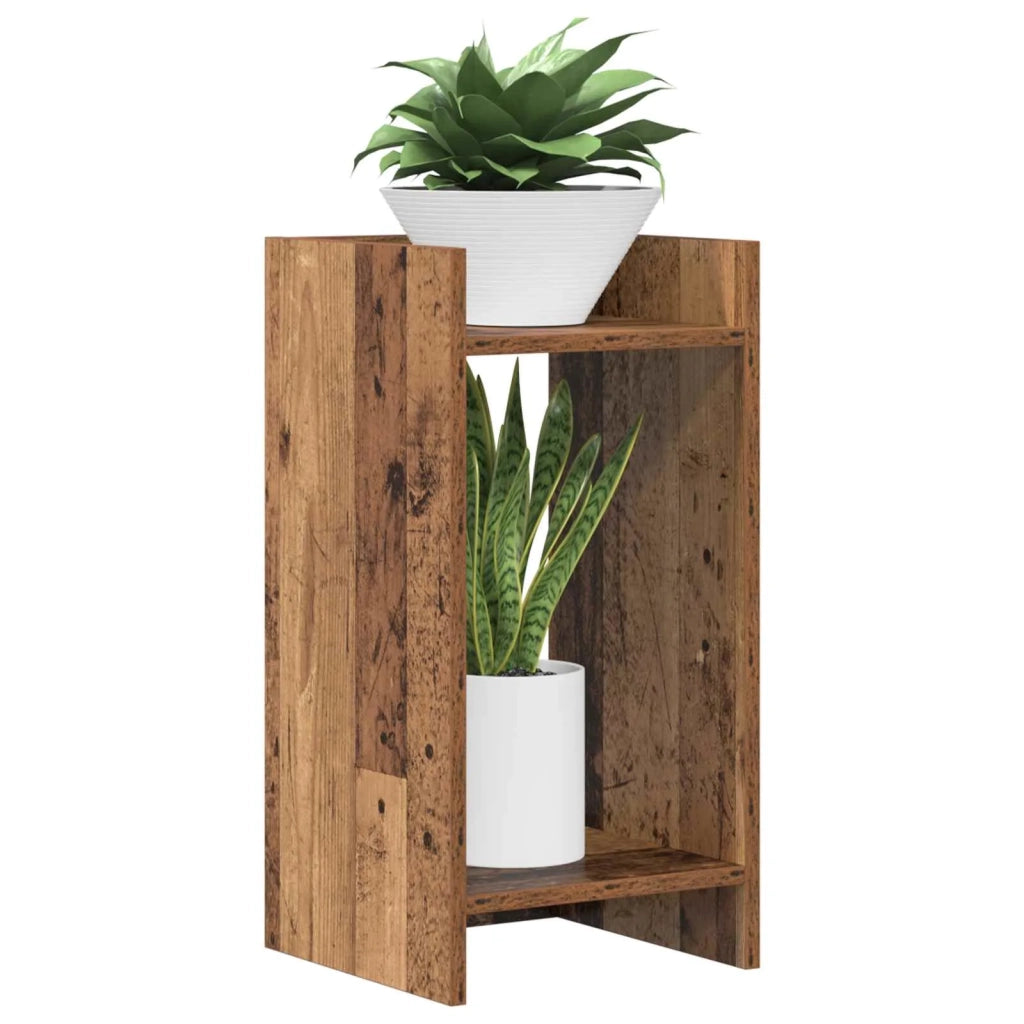 Supporto per piante 2 pcs Legno vecchio 30 x 30 x 60 cm 899607