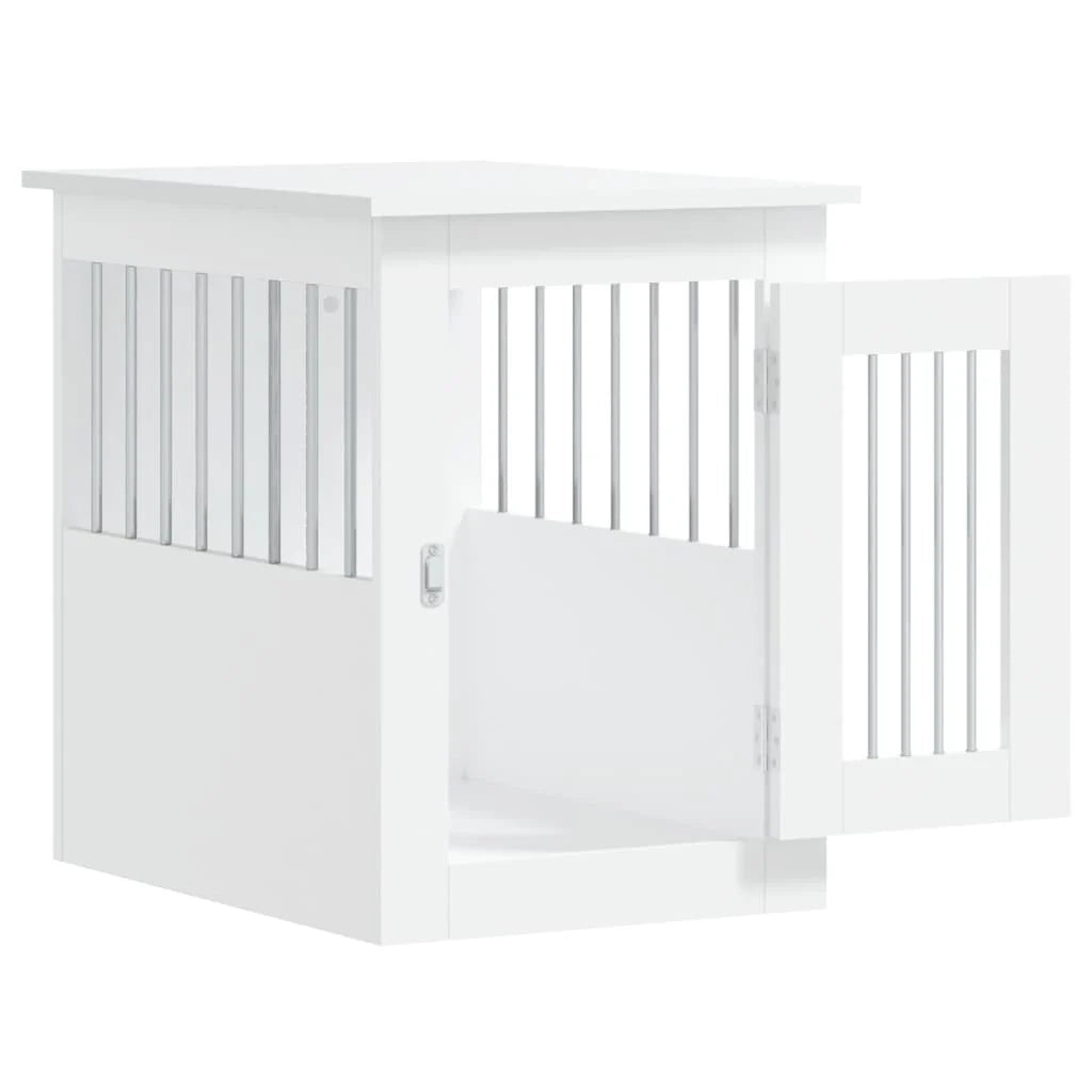Mobile per trasportino per cani 45 x 62 x 59 cm in legno ingegnerizzato bianco 02_0043351