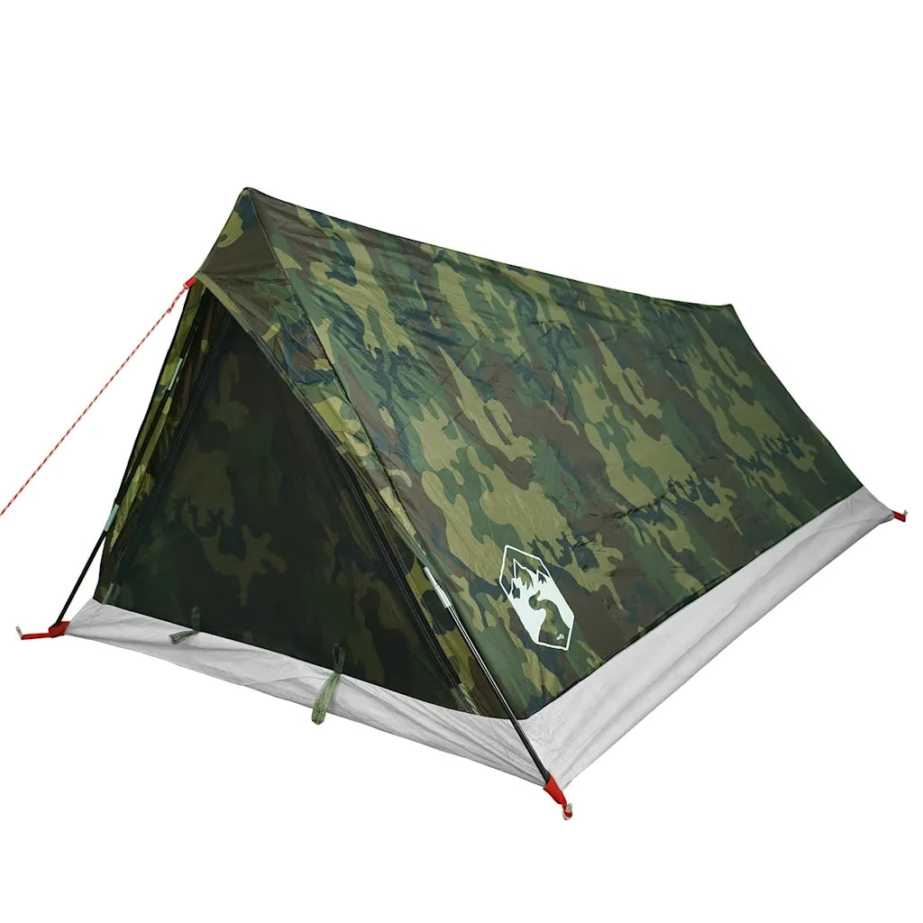 Tenda da Campeggio per 2 Persone Mimetica Impermeabile 4009626