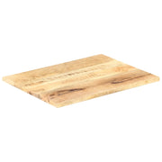 Piano Tavolo in Legno Massello di Mango 25-27 mm 70x60 cm 286021
