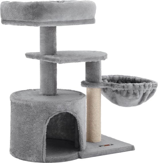 Cat Tree Multinivel con lettino - Grande Appartamento per Gatti - Più Livelli - Popcorn per Topi