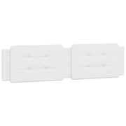 Cuscino Testiera Zadar Bianco 200 cm in Similpelle CFW8274067