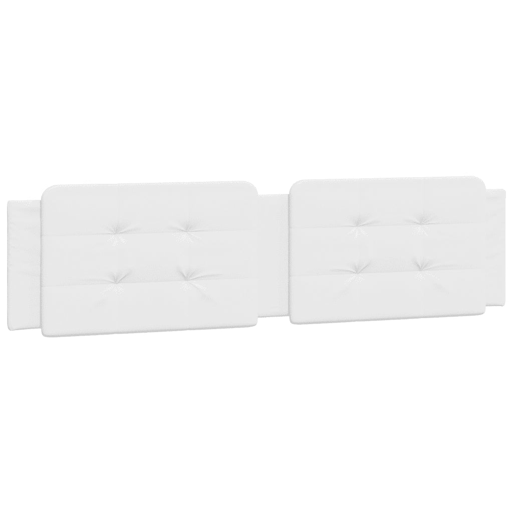 Cuscino Testiera Zadar Bianco 200 cm in Similpelle CFW8274067