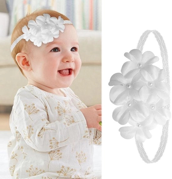 Cintura per Capelli Elastica - Diadema con Disegno di Fiori - Bambino - Scelta Ideale per Regali - Forma Adattabile - Accessorio Cattivissimo per Bambini - Cintura per Capelli Bambino