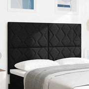 Testiera LED Nero 144 cm Tessuto 3338516