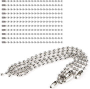100 pezzi di catenella a goccia in argento - catenella a ingranaggi 12 cm - catenella metallica per gioielleria e decorazioni - connettore per decorazioni - catenella per gioielleria fai da te - argento.