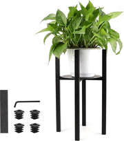 Regolabile support per piante - 41 cm alto - metallo - vassoio per fiori - supporto per piante - tavolo da pranzo - 24 a 36 cm diametro - vaso per piante