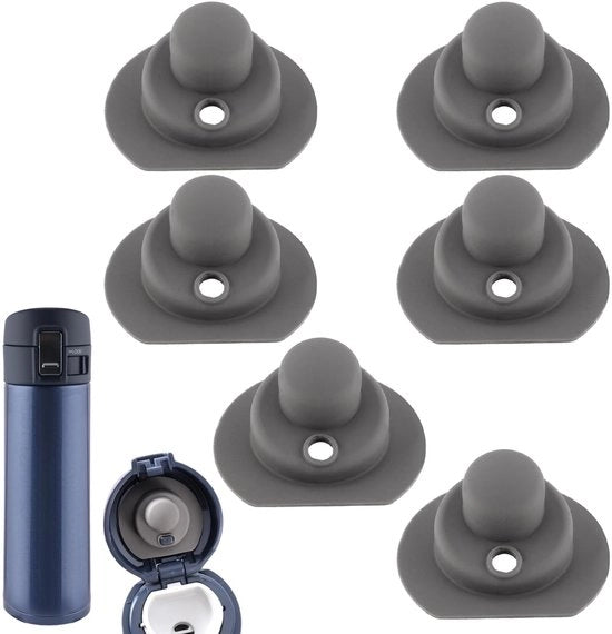 Set di 6 coppe di silicone morbide per aprire deksel - 4,5 cm - compatibile con RVS Zojirushi