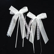 Strisce di Organza a Tendenza per Matrimoni - Punteggio a 10 Strisce - Decorazione per Matrimoni - Regali - Decorazione per Feste - Strisce di Chiffon Translucide - Dimensioni 12 x 18 cm - Strisce Decorative