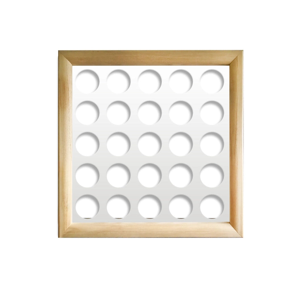 FORI MEDI - Moduli Decorativi in Legno e PVC Misura: 98x98 cm, Colore: bianco