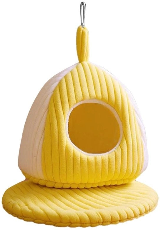 Nido per Uccelli da Esterno - Soggiacollo per Pappagallo - Cuscino di Cotone Comfortevole - Facile da Installare - Risparmia Spazio - Adatto per Ambiente Esterno