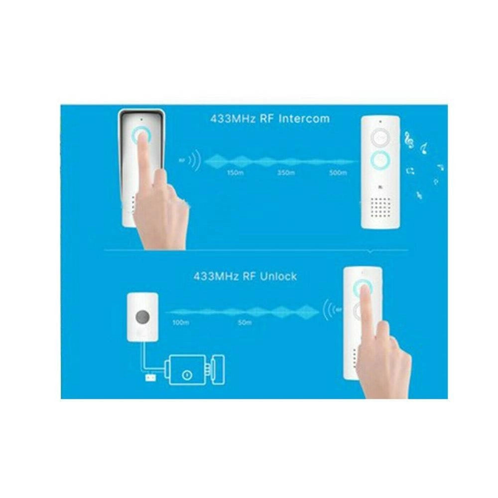 Trade Shop - Citofono Wireless Senza Fili Da Esterno Campanello Monofamiliare Casa Rl-0518l -