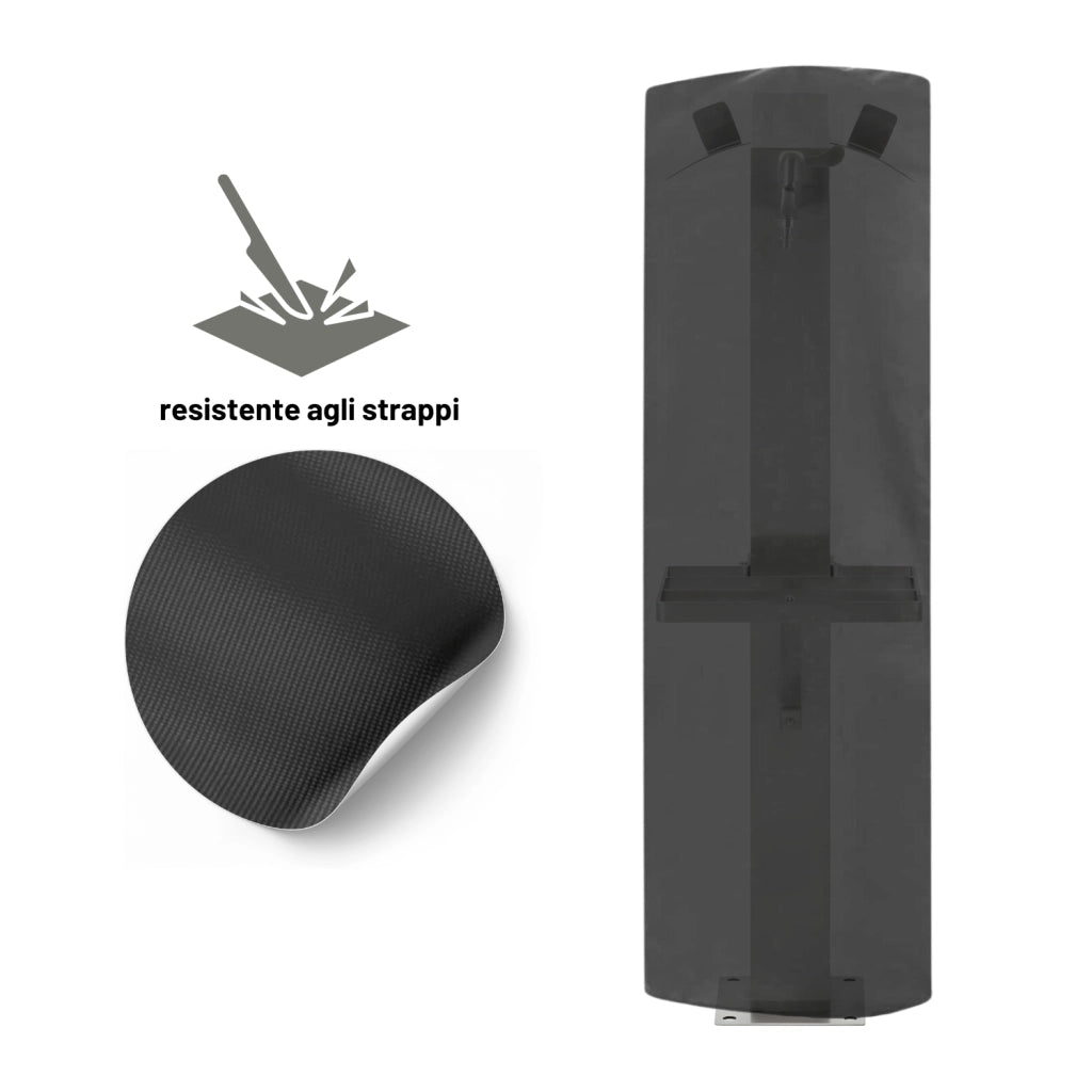 Custodia protettiva doccia esterna impermeabile antivento rivestimento anti uv *** modello magnolia, confezione 1