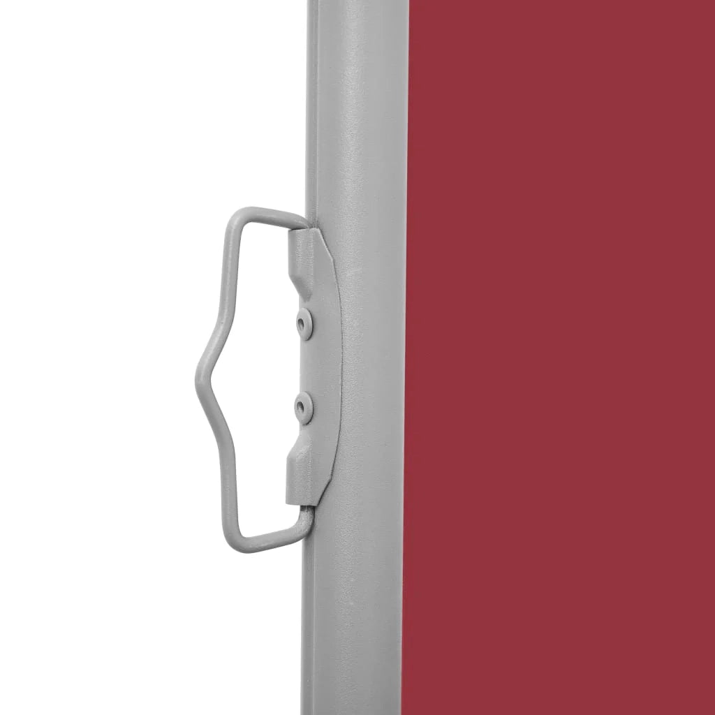 Tenda da sole laterale retrattile/schermo privacy per patio giardino terrazza balcone 170 x 1200 cm rosso 02_0007308