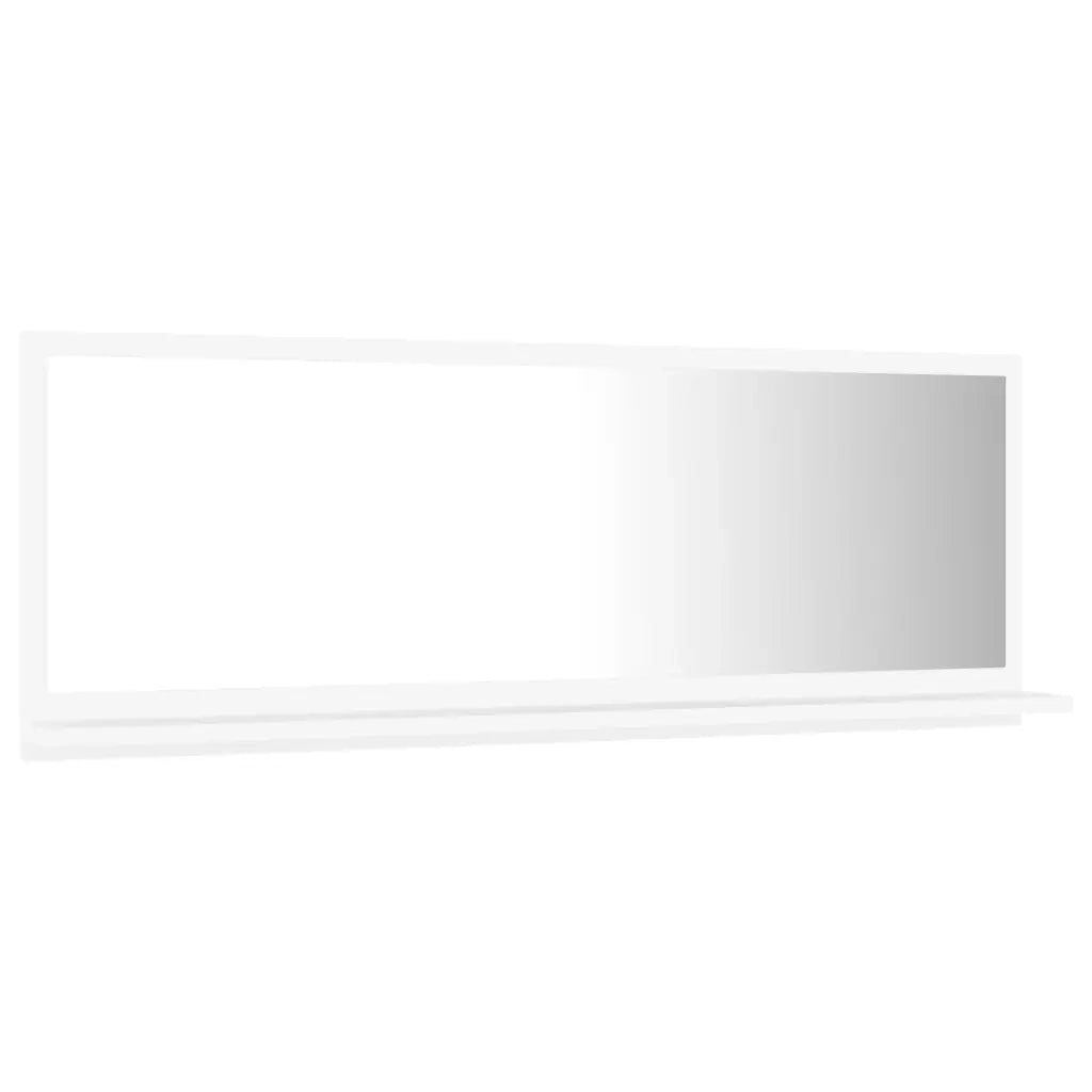 Specchio da Bagno Bianco 100x10,5x37 cm in Truciolato cod mxl 55477