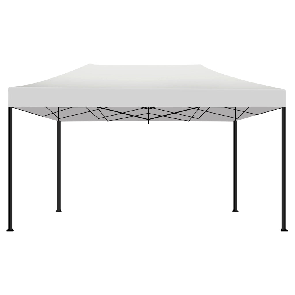 Kebon Tenda / Gazebo Per Giardino 3X4,5 Mt Impermeabile Tendone Pieghevole Per Fiere E Mercati  Colore Bianco