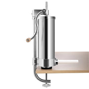 3kg Macchina insaccatrice per salsicce in acciaio inox Insaccatrice salsiccia manuale con 4 tubi di riempimento-Macchine da cucina
