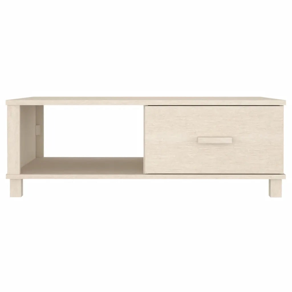 Tavolino da salotto | Tavolino da caff¨¨ | Tavolino da Soggiorno HAMAR ambra 100x55x35 cm in Legno Massello di Pino