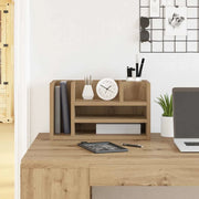 Organizzatore da scrivania Rovere nero 44,5 x 24 x 25 cm 869199