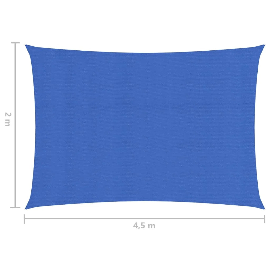 Vela parasole 160 g/m² HDPE 2 x 4,5 m blu 02_0009056