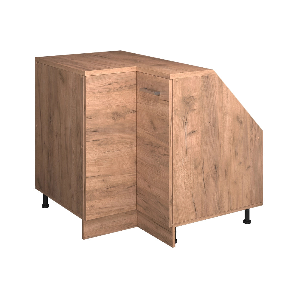 Mobile sottotetto Mobile angolare Rion Rovere dorato/Rovere dorato 75.6 x 83.8 cm con 1 porta, carcassa dell’armadio profondità 60 cm Vicco