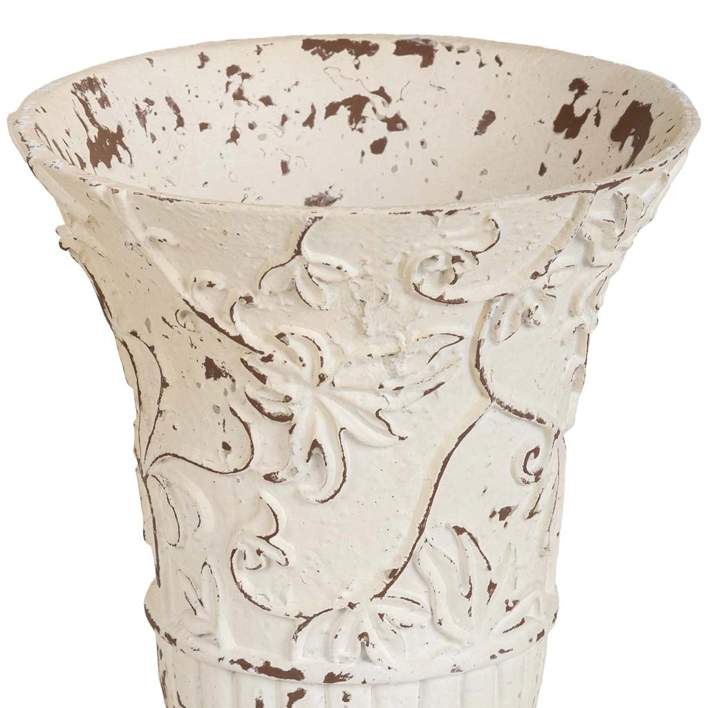 Vaso in magnesio bianco 18x18x27h