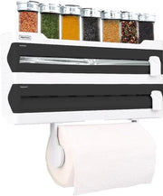 Supporto per attrezzi e contenitore per erbe - Dispensatore tridimensionale in alluminio per una cucina organizzata