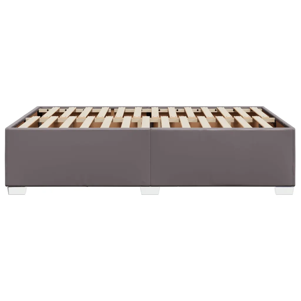 Giroletto senza Materasso Grigio 120x190 cm Similpelle