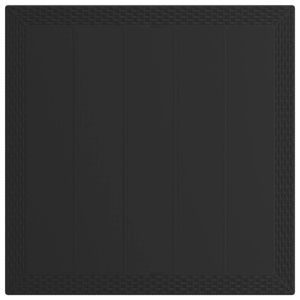 Set da Pranzo per Giardino 3 pcs Antracite e Tortora PP