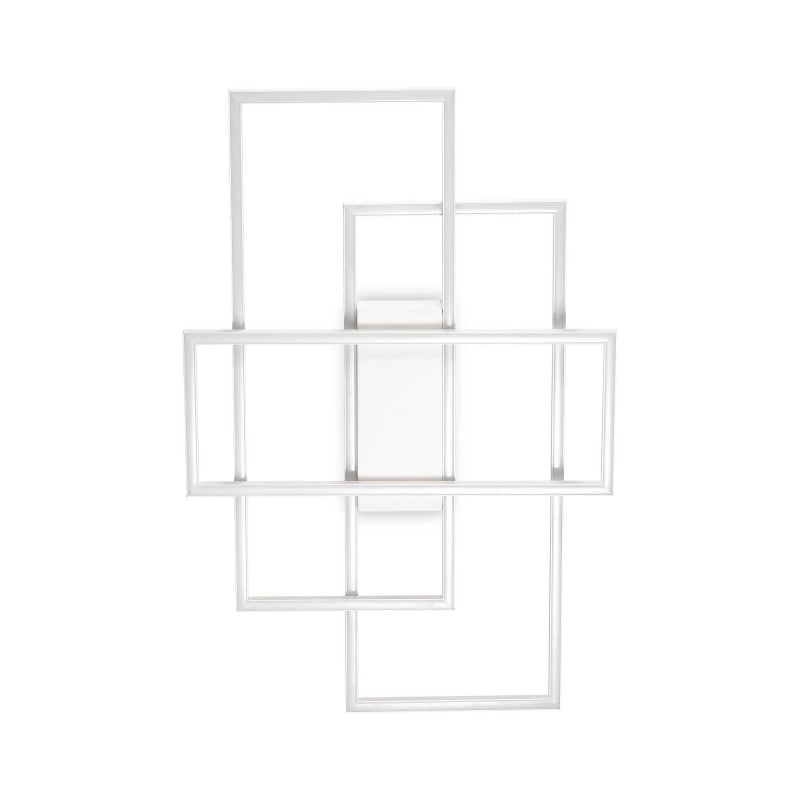 Lampada Da Soffitto Frame Pl Rettangolo Bianco Ideal-Lux