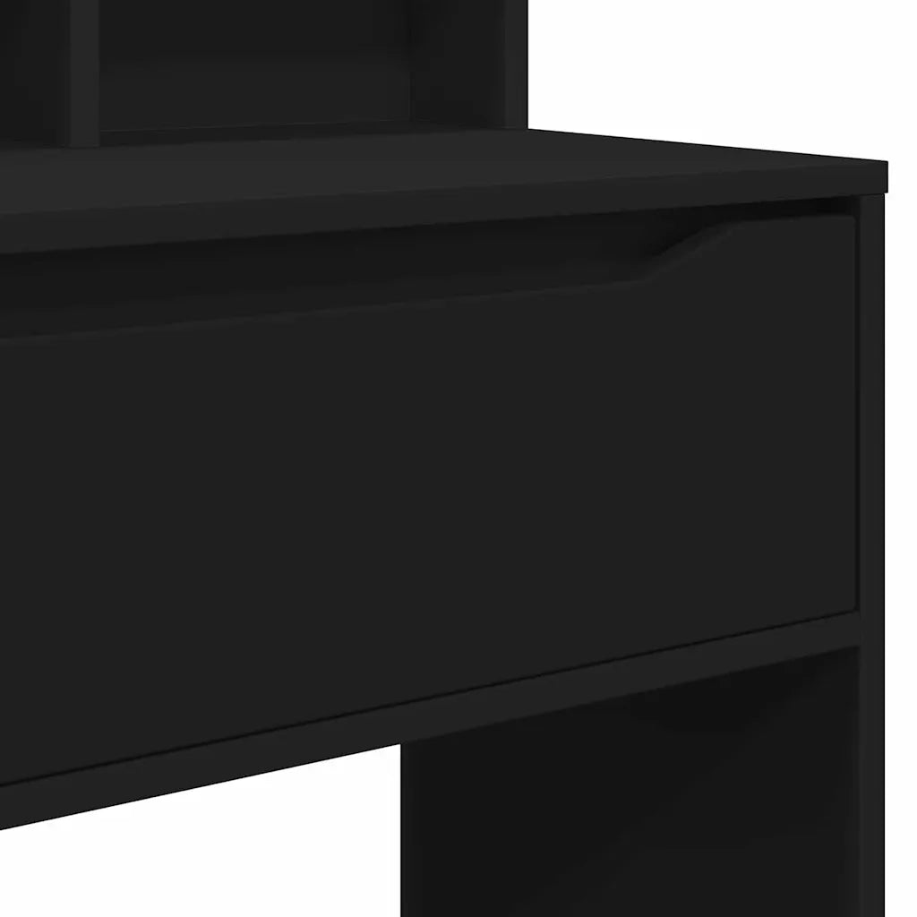 Tavoli da Trucco per Camera da Letto Nero 80 x 39,6 x 135 cm