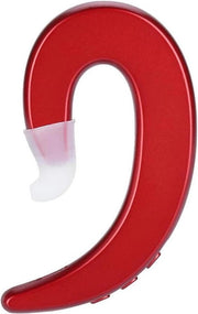 Cuffie In-Orecchio IP X5 Livello Acqua Resistente Compatta Bluetooth Senza Fili Wireless Conduttore per la Guida in Ufficio - Rosso.