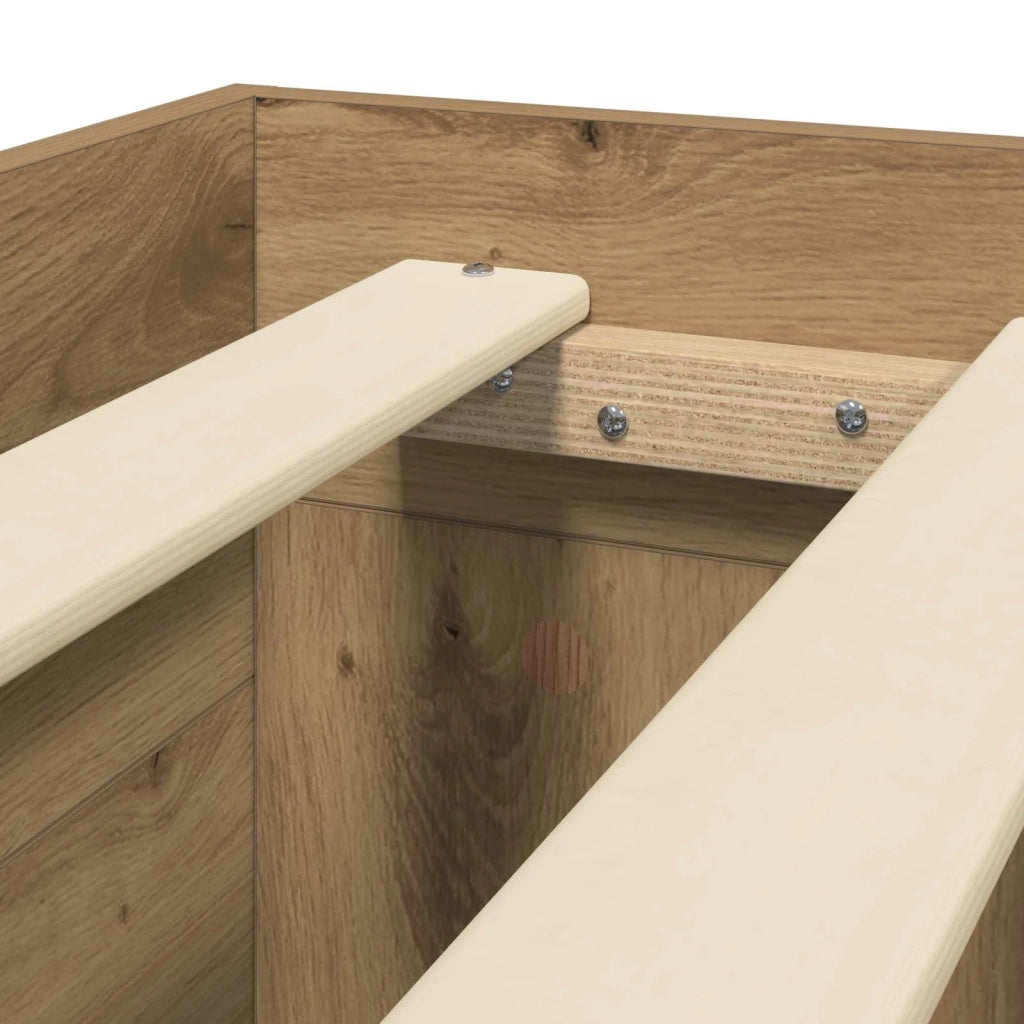 Telaio del letto con storage Rovere Artigianale 80 x 200 cm 3429692