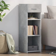 Credenza Grigio Cemento 30x42,5x93 cm in Legno Multistrato 846309