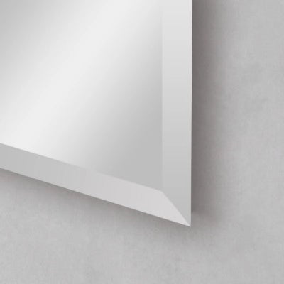 Specchio bagno a filo 50x60 cm reversibile con bisellatura 2,5 cm