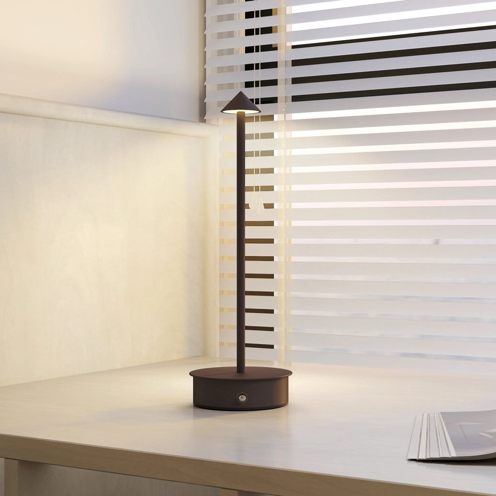 Lampada da Tavolo Touch Ricaricabile USB ¨C zephmum ¨C Regolabile 3000K/4500K/6000K