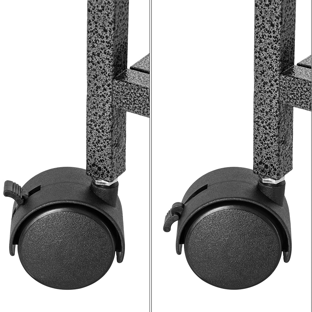 Gabbia Voliera per Uccelli Pappagalli Uccellini Volatili con Ruote 135x78x52cm