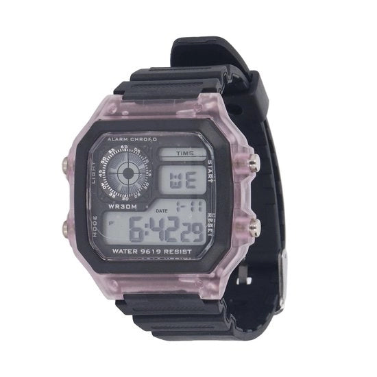 Orologio Elettronico Sportivo - Impermeabile e Luminescente - Orologio Digitale a Polso - Funzione Allarme - Ideale per lo Sport e il Tempo Libero