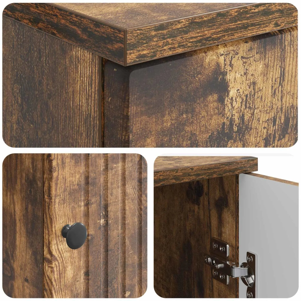 Scrivania Rovere Fumo 142,5 x 50 x 75 cm Legno ingegnerizzato 3414581