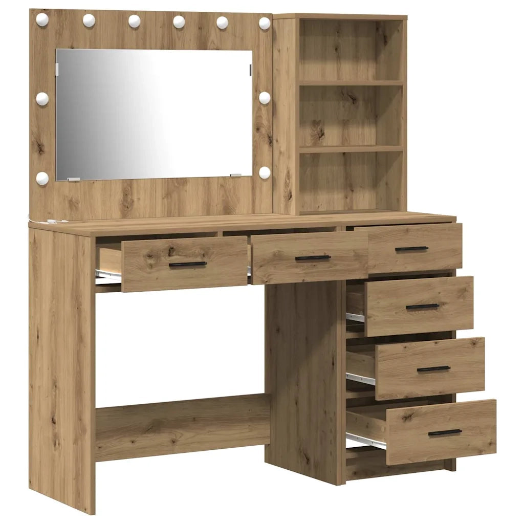 Tavolo da Trucco Marrone 78.5 x 41 x 135 cm Legno multistrato