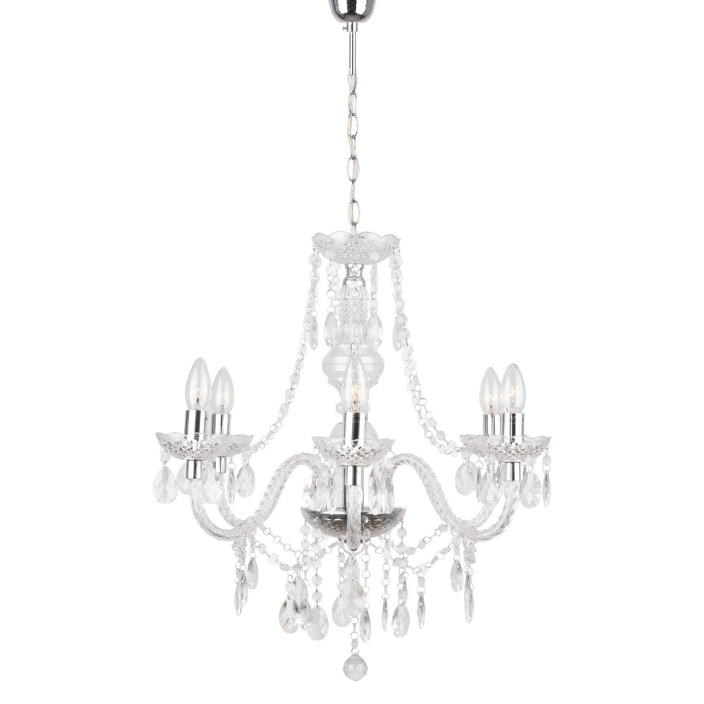 LÚZETE - LAMPADA DA SOFFITTO 6 LUCI LIONETTA TRASPARENTE