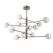 Lampadario Equinoxe 12 Luci G4 Cromo