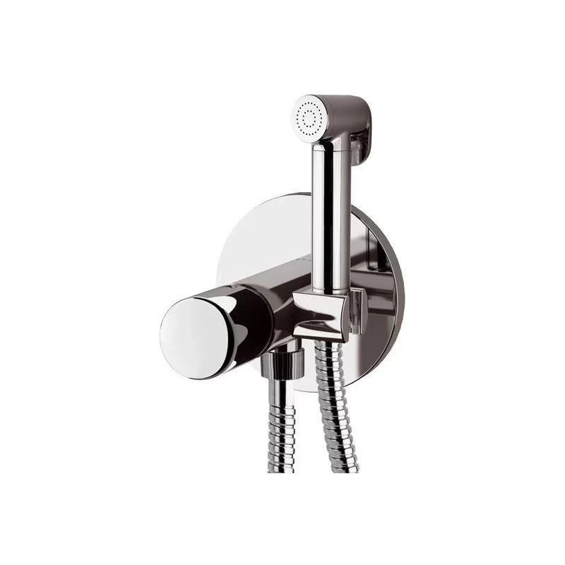 Shut off su piastra arrotondata con miscelatore serie Fusion