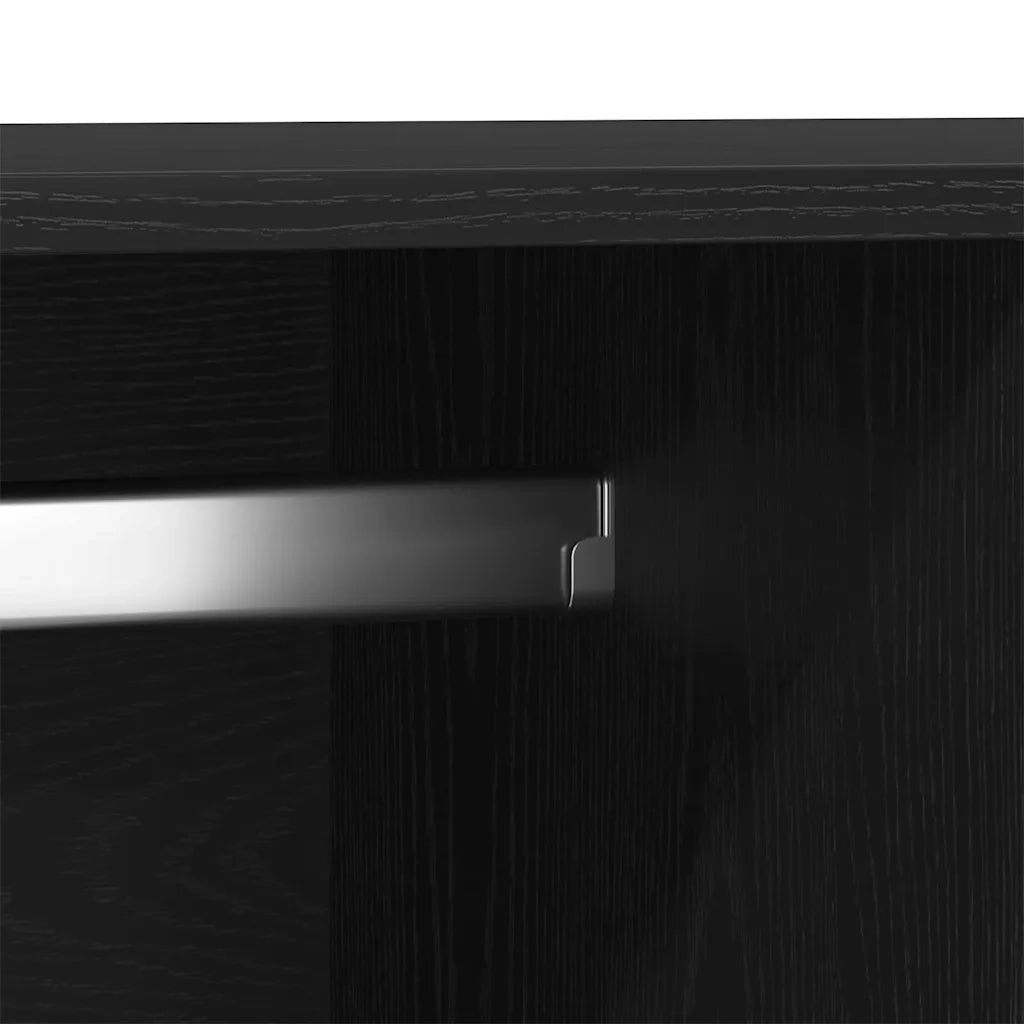 Guardaroba Rovere Nero 80 x 52 x 180 cm Legno multistrato CFW7937284