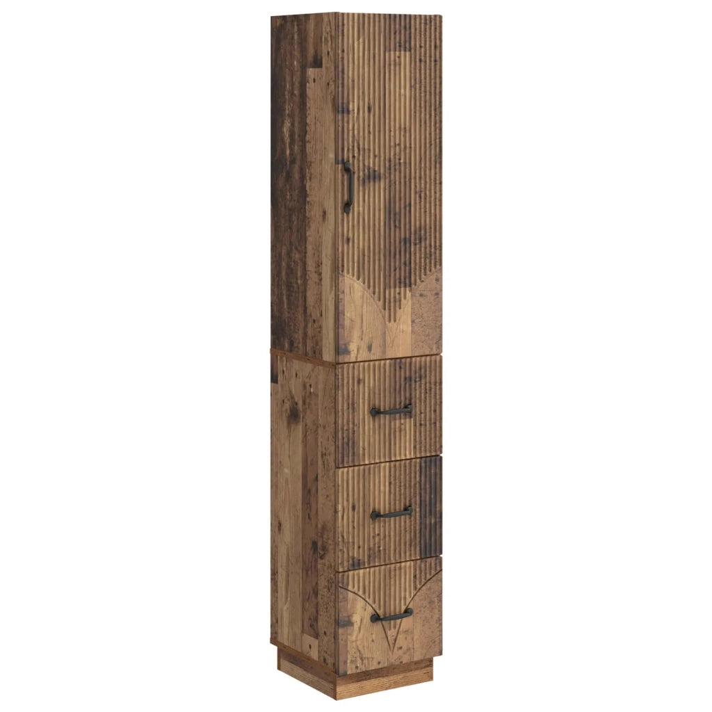 Set di armadi 2 pcs Legno antico 33 x 34,5 x 87 cm