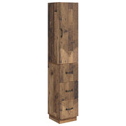 Set di armadi 2 pcs Legno antico 33 x 34,5 x 87 cm