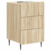 Comodino | Armadio da Notte | Mobiletto da notte con cassetto Rovere Sonoma 43x 41 x 68 cm