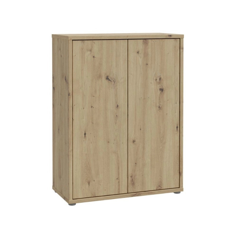Mobile multiuso Medea 2 ante colore rovere 74.5x34.9xH 99.1 cm.