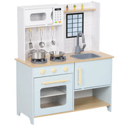 Cucina Giocattolo per Bambini ¨C zephmum ¨C Bl¨´, MDF, Acciaio, con Utensili